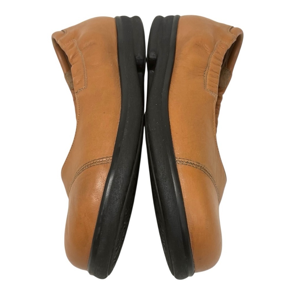 Birkenstock Footprints Brown Tan Leather Slip On Comfort Shoes Women’s 36.5 - Picture 10 of 14